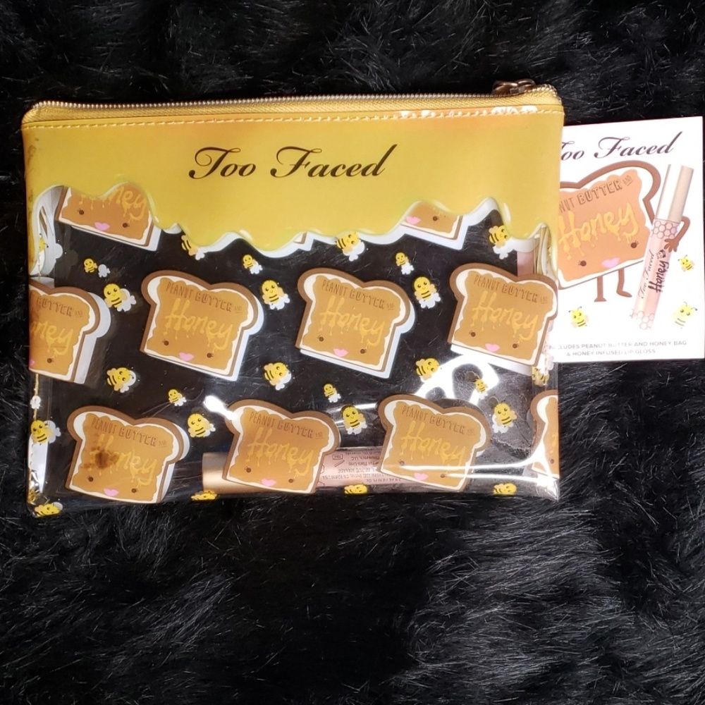 Too Faced Peanut Butter and Honey Makeup Bag